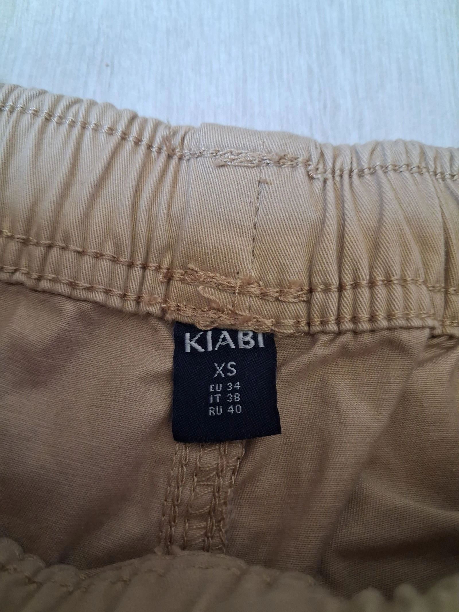 Beige chino jogger pants Kiabi new with tag size xs / 34 – photo 7